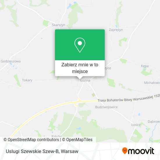 Mapa Uslugi Szewskie Szew-B