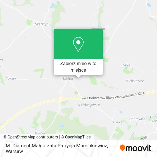 Mapa M. Diament Małgorzata Patrycja Marcinkiewicz