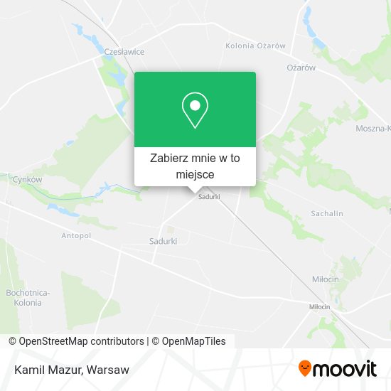 Mapa Kamil Mazur