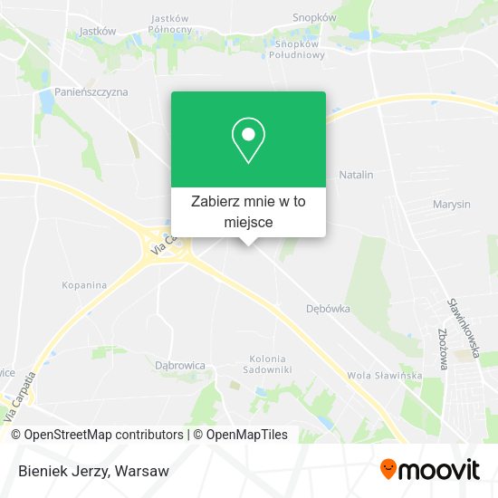 Mapa Bieniek Jerzy