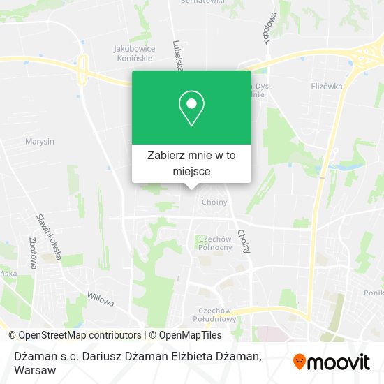 Mapa Dżaman s.c. Dariusz Dżaman Elżbieta Dżaman