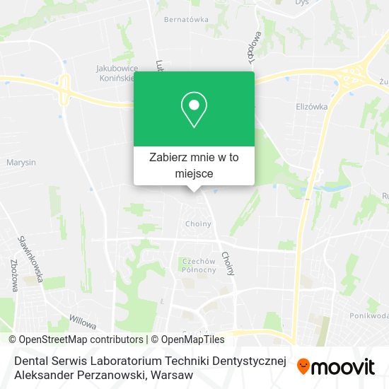 Mapa Dental Serwis Laboratorium Techniki Dentystycznej Aleksander Perzanowski