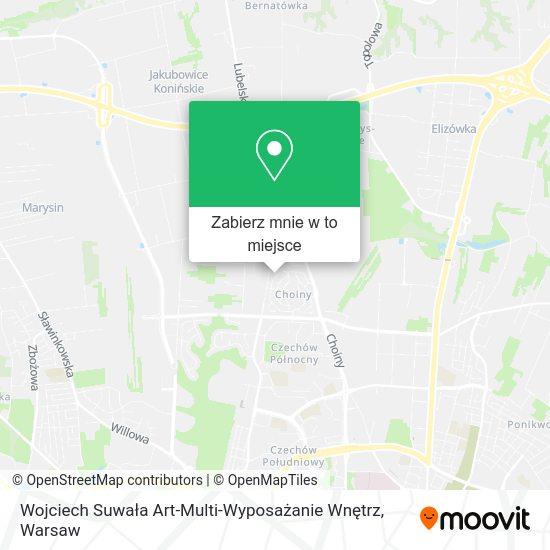 Mapa Wojciech Suwała Art-Multi-Wyposażanie Wnętrz