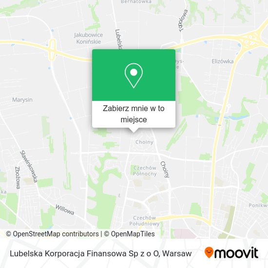 Mapa Lubelska Korporacja Finansowa Sp z o O