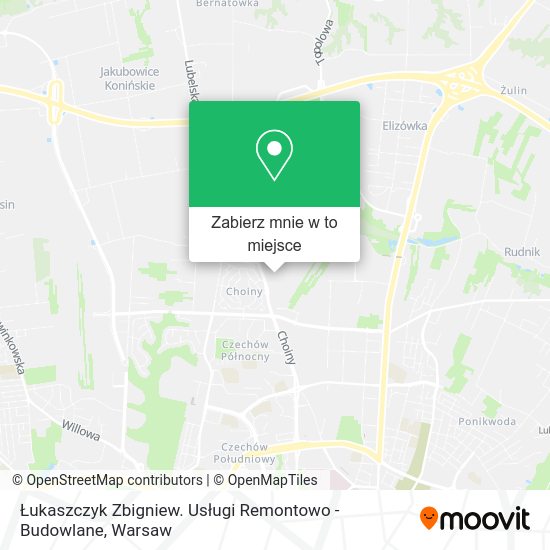 Mapa Łukaszczyk Zbigniew. Usługi Remontowo - Budowlane