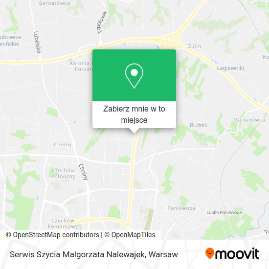 Mapa Serwis Szycia Malgorzata Nalewajek