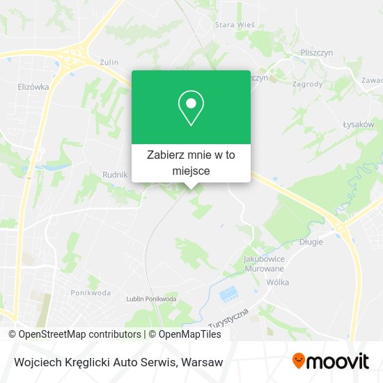 Mapa Wojciech Kręglicki Auto Serwis