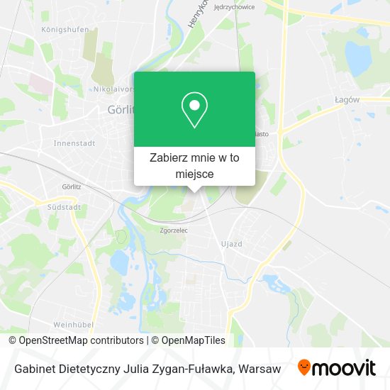 Mapa Gabinet Dietetyczny Julia Zygan-Fuławka