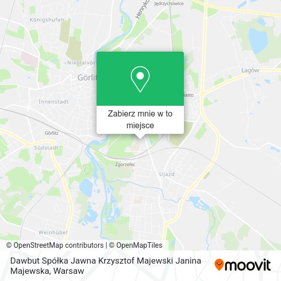 Mapa Dawbut Spółka Jawna Krzysztof Majewski Janina Majewska