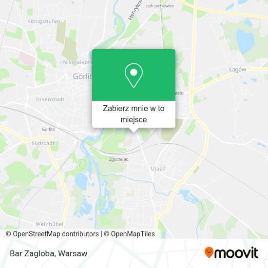 Mapa Bar Zagloba