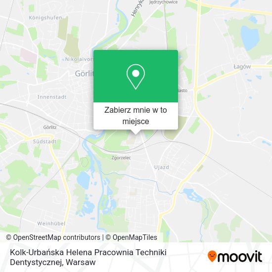 Mapa Kolk-Urbańska Helena Pracownia Techniki Dentystycznej