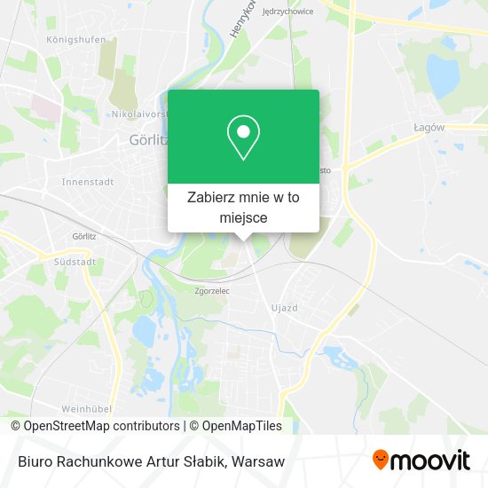 Mapa Biuro Rachunkowe Artur Słabik