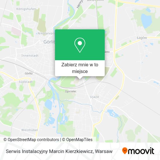 Mapa Serwis Instalacyjny Marcin Kierzkiewicz