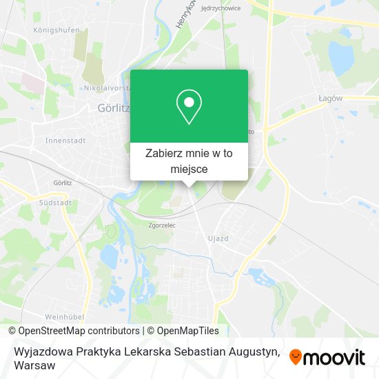 Mapa Wyjazdowa Praktyka Lekarska Sebastian Augustyn