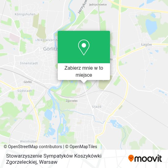 Mapa Stowarzyszenie Sympatyków Koszykówki Zgorzeleckiej