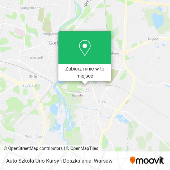 Mapa Auto Szkoła Uno Kursy i Doszkalania