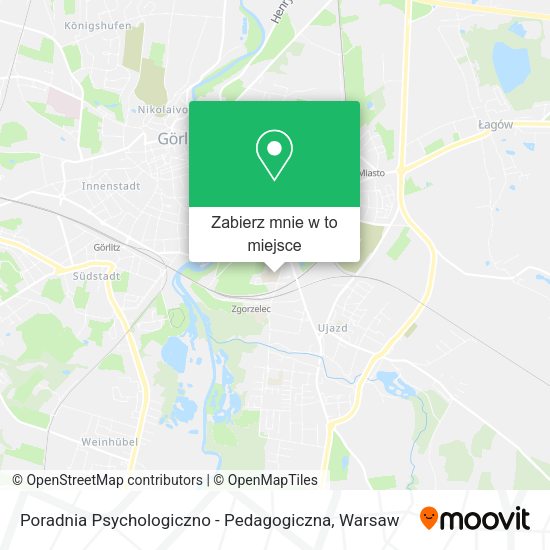 Mapa Poradnia Psychologiczno - Pedagogiczna