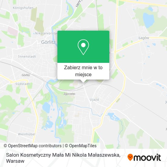 Mapa Salon Kosmetyczny Mała Mi Nikola Małaszewska