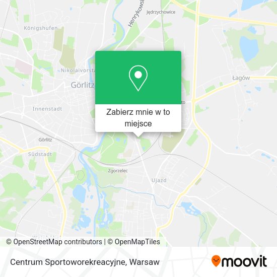 Mapa Centrum Sportoworekreacyjne