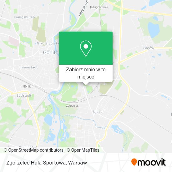 Mapa Zgorzelec Hala Sportowa