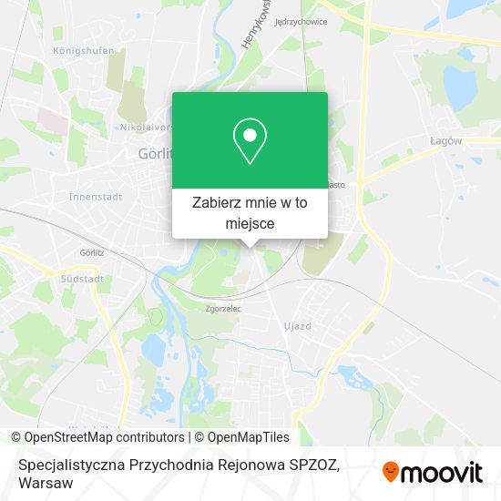 Mapa Specjalistyczna Przychodnia Rejonowa SPZOZ