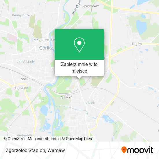 Mapa Zgorzelec Stadion