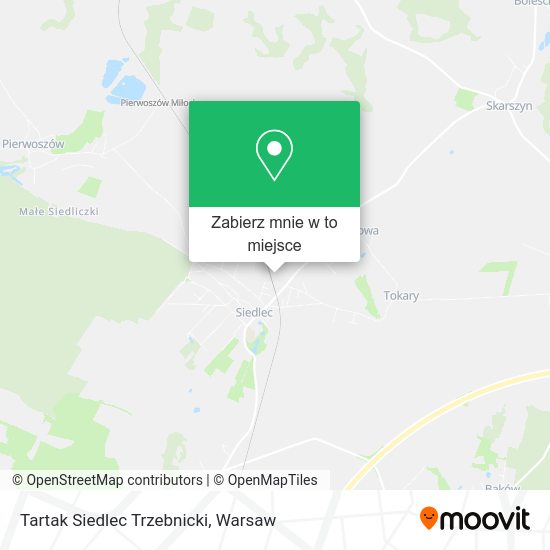 Mapa Tartak Siedlec Trzebnicki