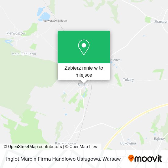 Mapa Inglot Marcin Firma Handlowo-Usługowa