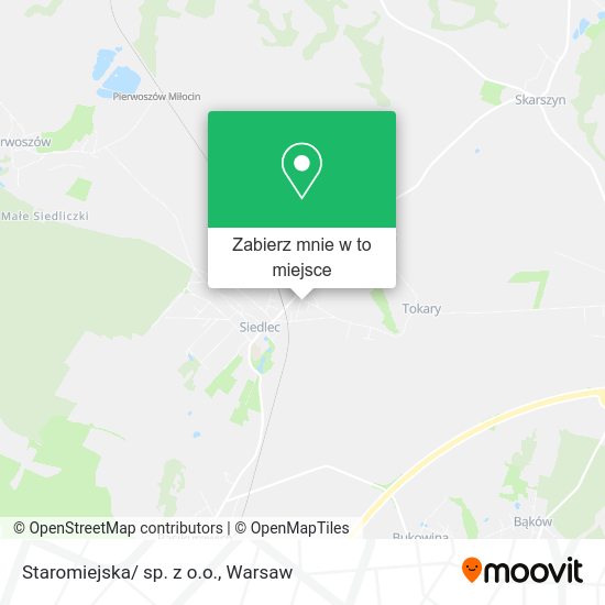 Mapa Staromiejska/ sp. z o.o.