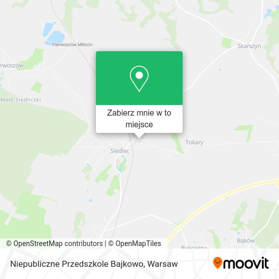 Mapa Niepubliczne Przedszkole Bajkowo