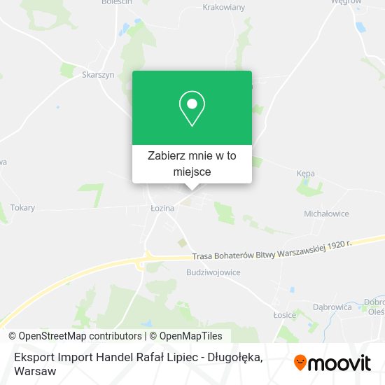 Mapa Eksport Import Handel Rafał Lipiec - Długołęka