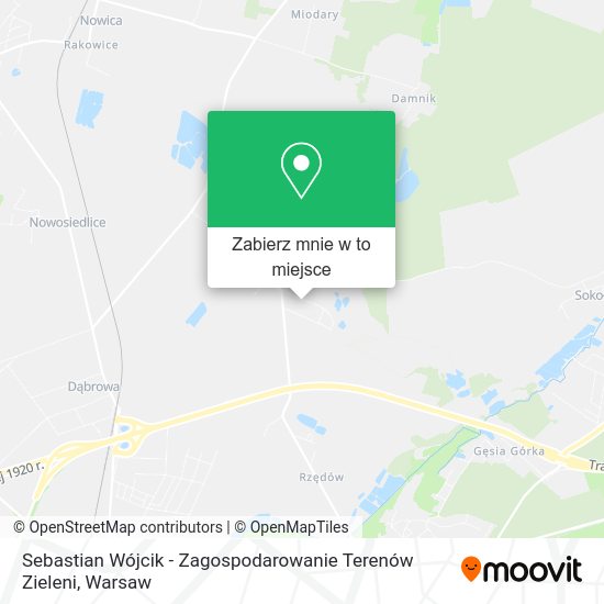 Mapa Sebastian Wójcik - Zagospodarowanie Terenów Zieleni