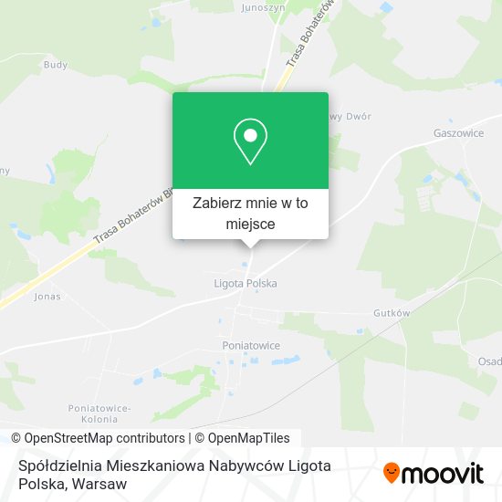 Mapa Spółdzielnia Mieszkaniowa Nabywców Ligota Polska