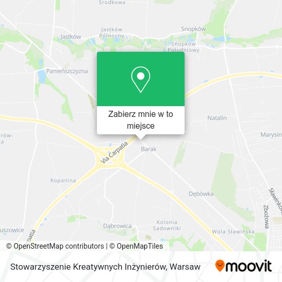 Mapa Stowarzyszenie Kreatywnych Inżynierów