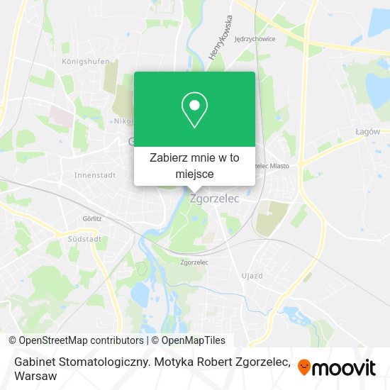 Mapa Gabinet Stomatologiczny. Motyka Robert Zgorzelec