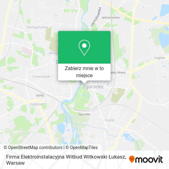 Mapa Firma Elektroinstalacyjna Witbud Witkowski Łukasz