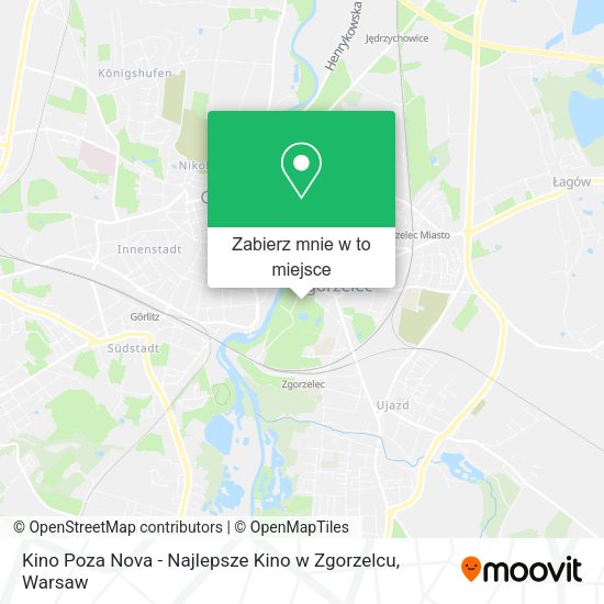 Mapa Kino Poza Nova - Najlepsze Kino w Zgorzelcu