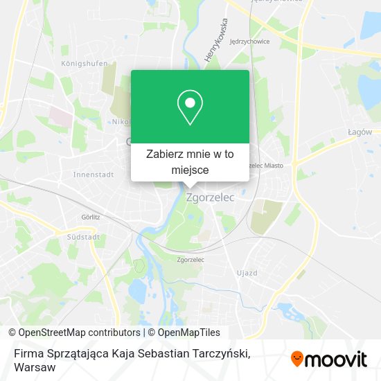 Mapa Firma Sprzątająca Kaja Sebastian Tarczyński