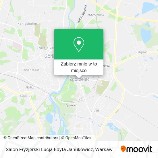 Mapa Salon Fryzjerski Lucja Edyta Janukowicz