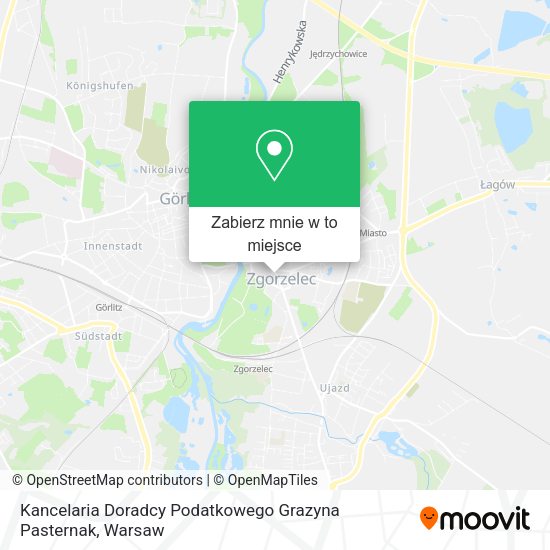 Mapa Kancelaria Doradcy Podatkowego Grazyna Pasternak