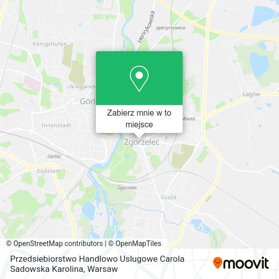 Mapa Przedsiebiorstwo Handlowo Uslugowe Carola Sadowska Karolina