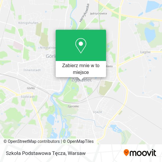 Mapa Szkoła Podstawowa Tęcza