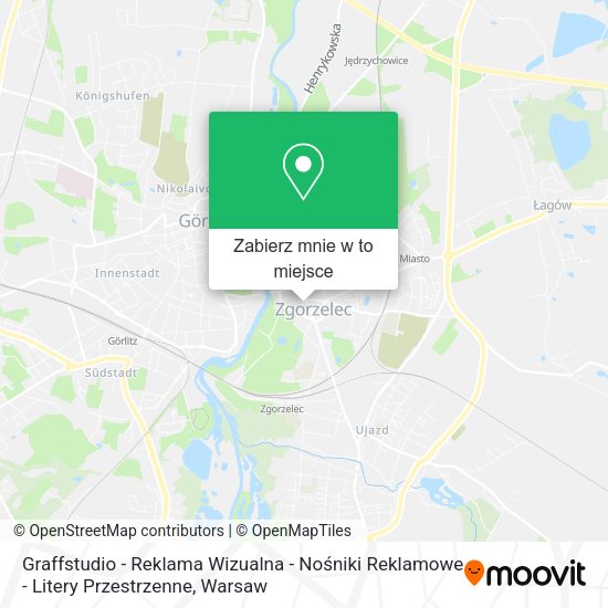 Mapa Graffstudio - Reklama Wizualna - Nośniki Reklamowe - Litery Przestrzenne