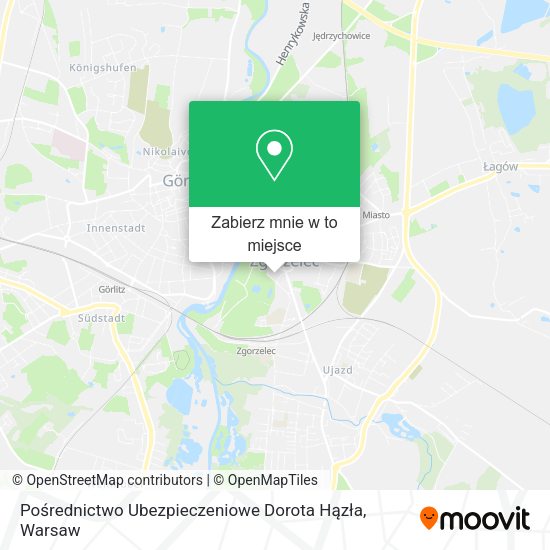 Mapa Pośrednictwo Ubezpieczeniowe Dorota Hązła