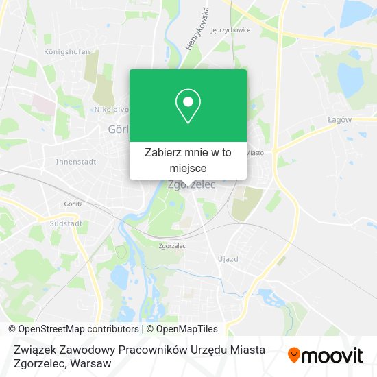 Mapa Związek Zawodowy Pracowników Urzędu Miasta Zgorzelec