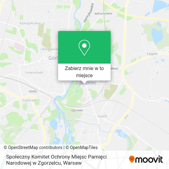 Mapa Społeczny Komitet Ochrony Miejsc Pamięci Narodowej w Zgorzelcu