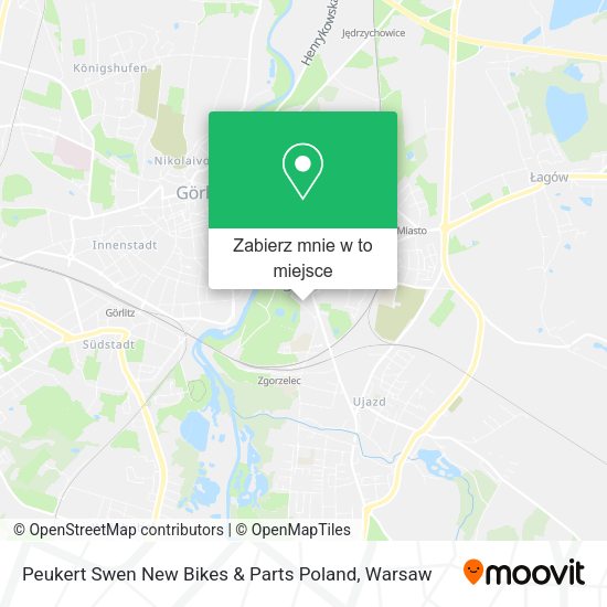 Mapa Peukert Swen New Bikes & Parts Poland