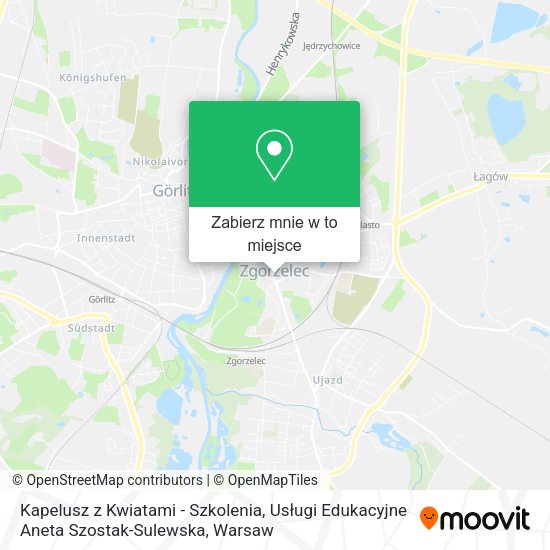 Mapa Kapelusz z Kwiatami - Szkolenia, Usługi Edukacyjne Aneta Szostak-Sulewska