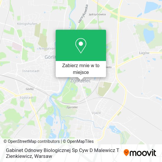 Mapa Gabinet Odnowy Biologicznej Sp Cyw D Malewicz T Zienkiewicz