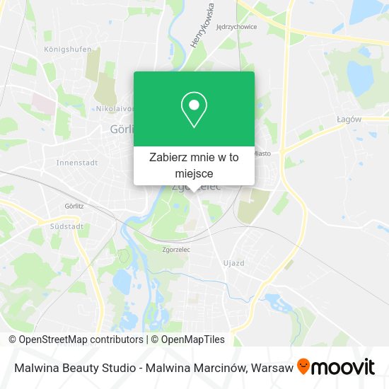 Mapa Malwina Beauty Studio - Malwina Marcinów